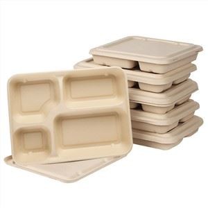 Bagasse sockerrörsbehållare